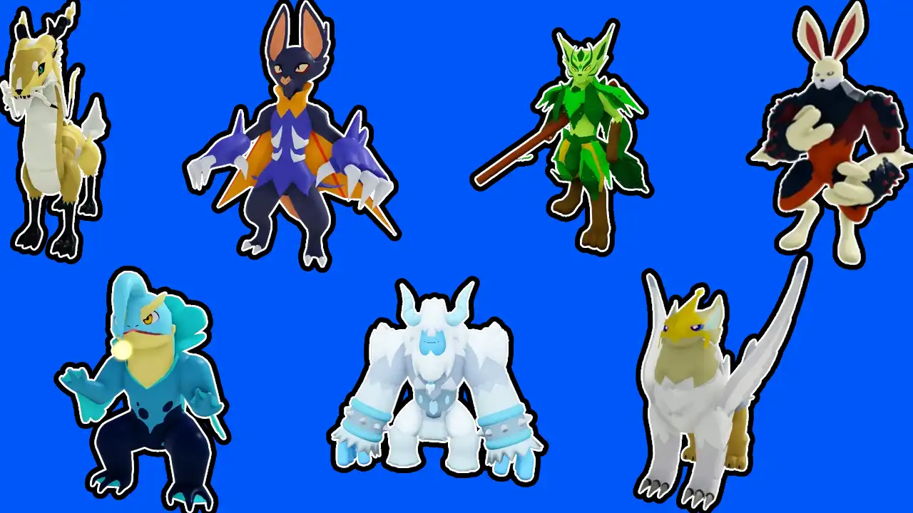 ALL FINAL STARTER EVOLUTIONS IN LOOMIAN LEGACY 